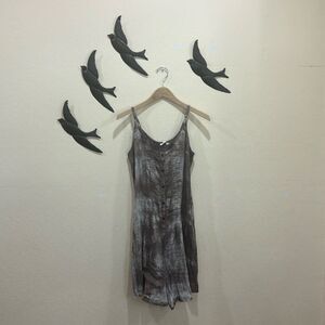 Lauren Vidal 100% Linen Tie Dye Romper - S ~  BOHO ~ Cool ~ Comfortable!